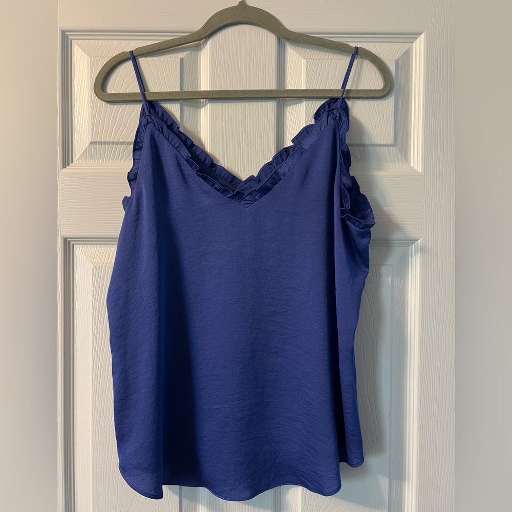 Blue Express tank top. Size medium.
